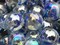 VAPOUR Clear Blue Glass Marbles 22mm (7/8 inch) SHOOTER Taw (Lot of 5)
